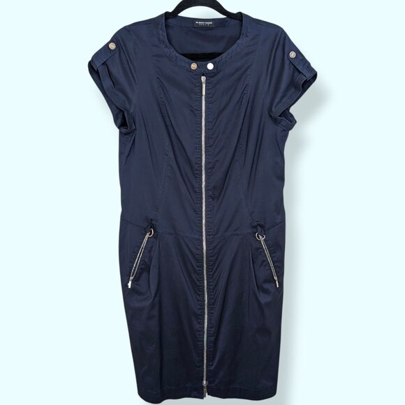 Blacky Dress Berlin Blue Industrial Zip Dress - Picture 5 of 8